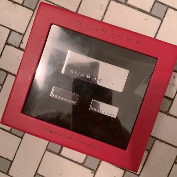 Sean John Money Clip & Cuff Links Box Set - Picture 1 of 2